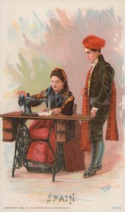 Máquina de coser, España de American School